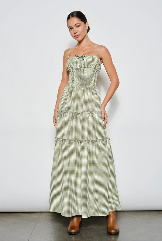 Georgia Gingham Maxi