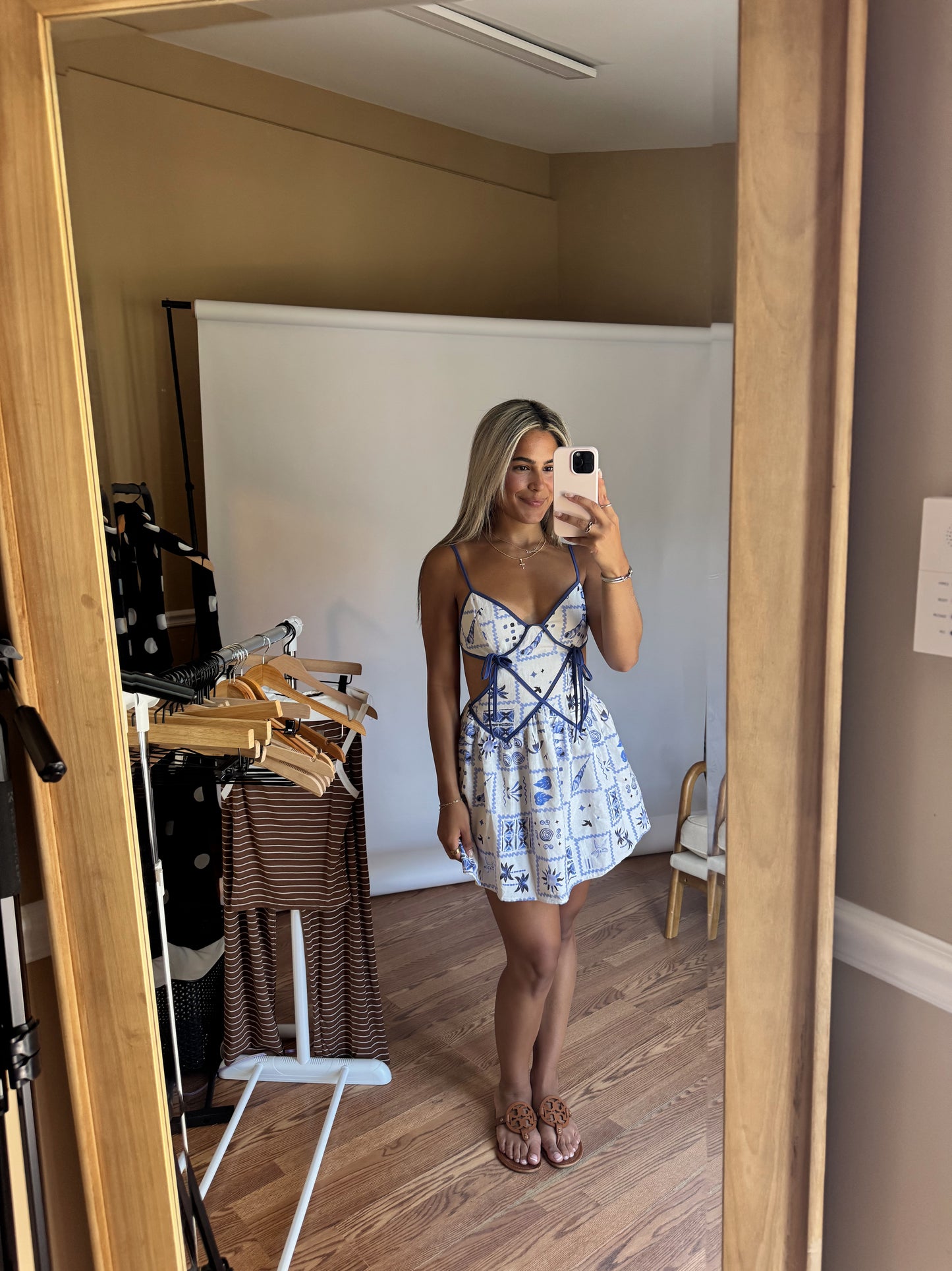 Blue Lagoon Cutout Dress