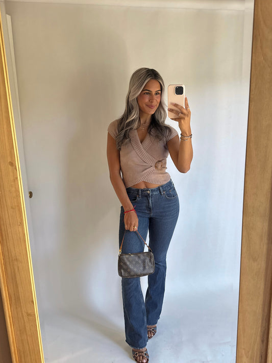 Celine Wrap Top