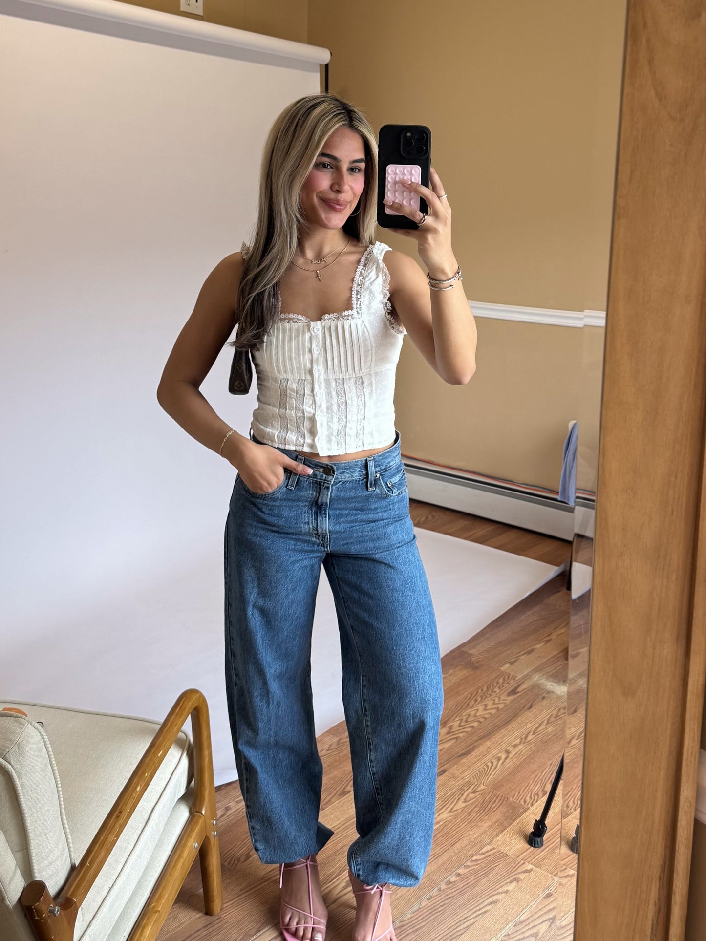 Chelsea Eyelet Top