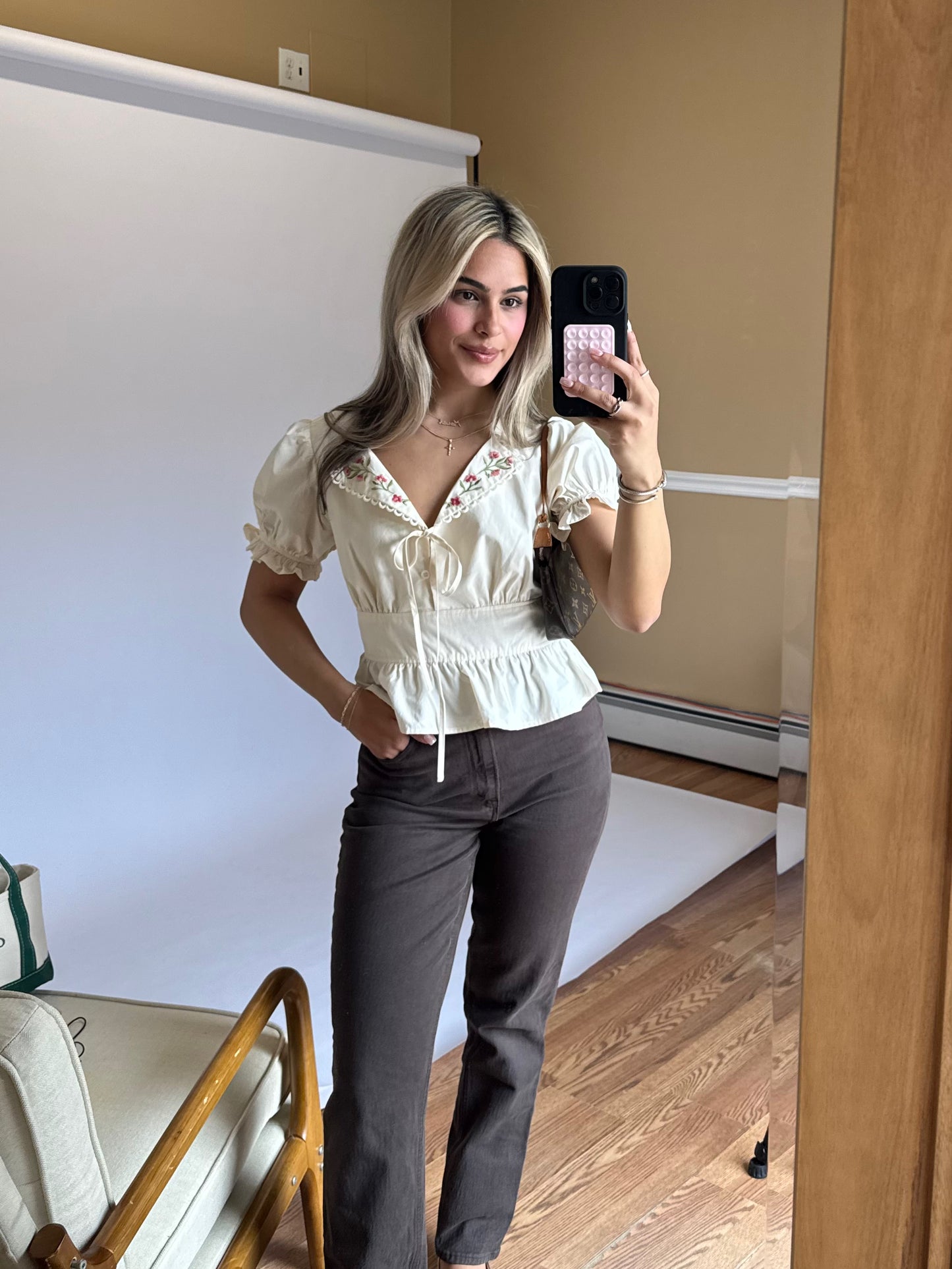 Sally Puff Sleeve Top