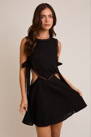 Lola Bow Cutout Dress