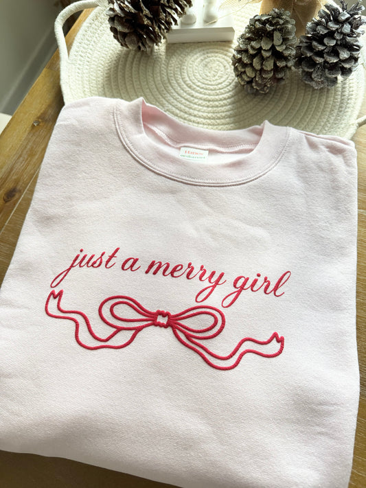 Just a Merry Girl Crewneck