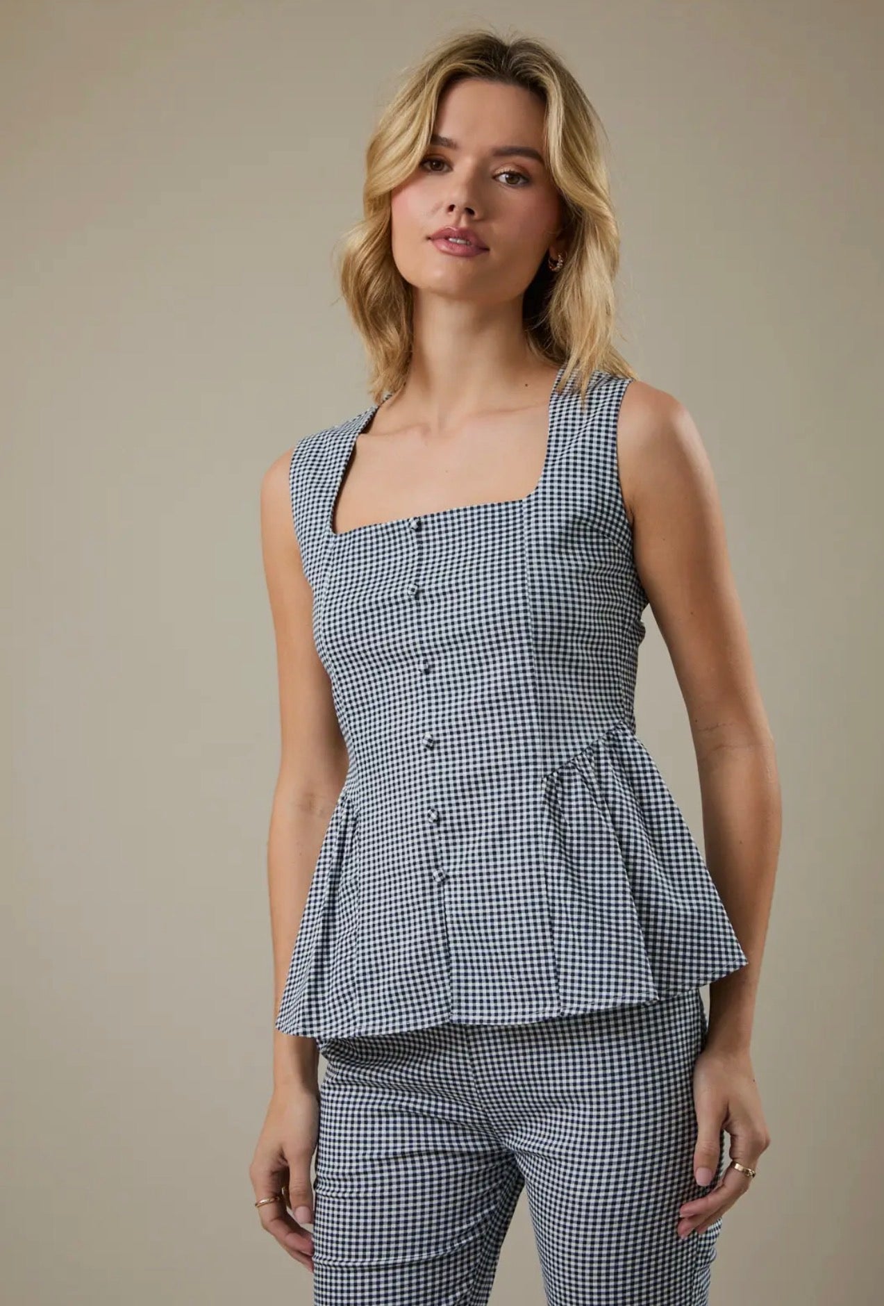 Alice Gingham Top