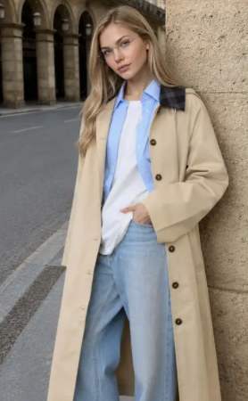 Annie Hooded Trench