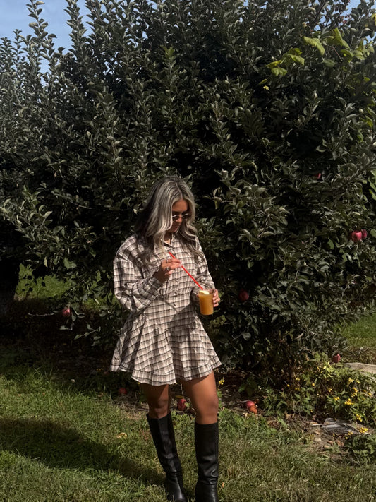 Mia Plaid Dress