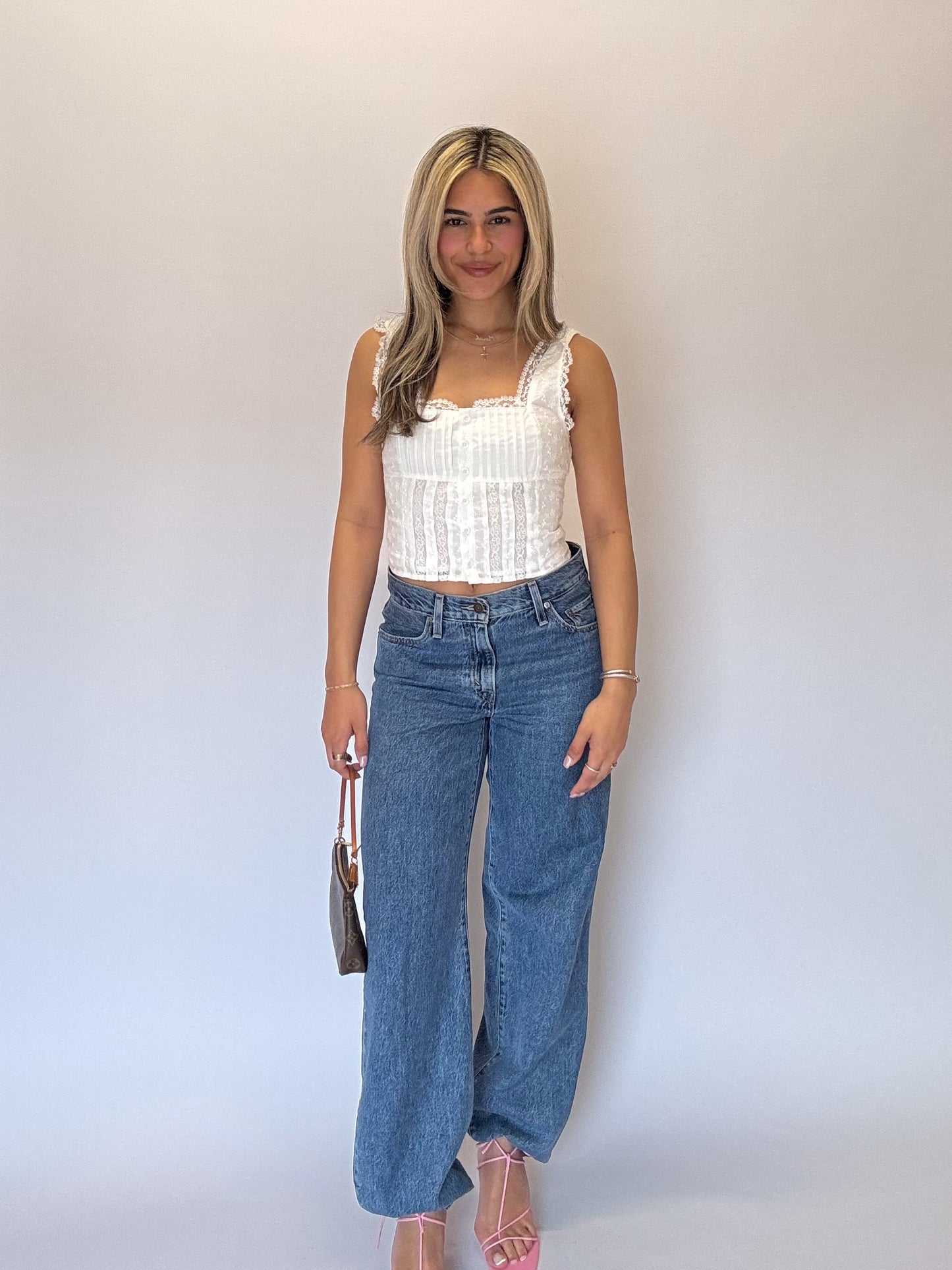 Chelsea Eyelet Top