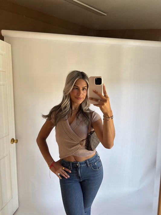 Celine Wrap Top