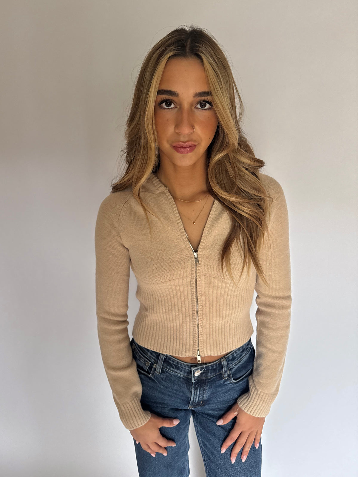 Romy Zip Knit