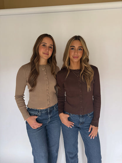 Stevie Cardigan - Brown