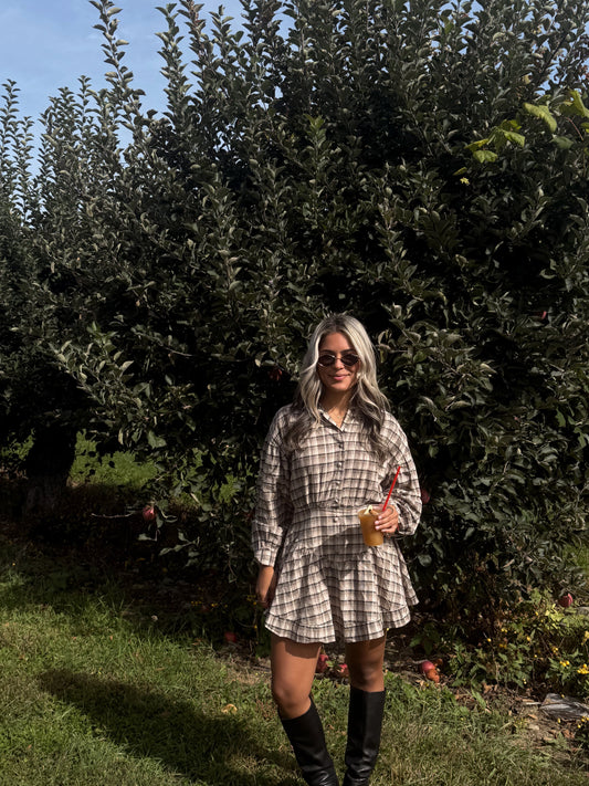 Mia Plaid Dress