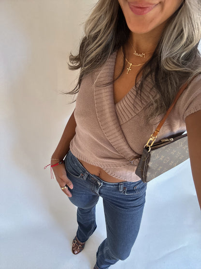 Celine Wrap Top