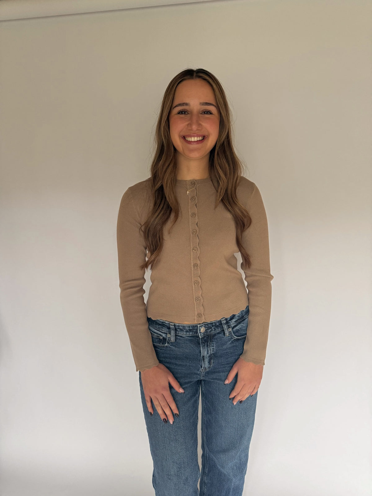 Stevie Cardigan - Beige